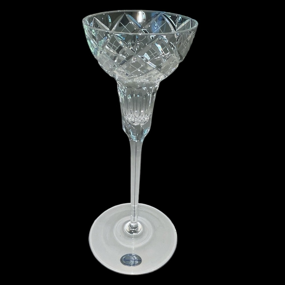 Two Regent Collection Candlestick Holders Full Lead Crystal Vintage Handmade - Picture 6 of 17